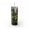 Skinny Tumbler with Straw – 20 oz Stainless Steel Cup