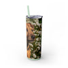 Skinny Tumbler with Straw – 20 oz Stainless Steel Cup