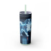 Skinny Tumbler with Straw – 20 oz Stainless Steel Cup