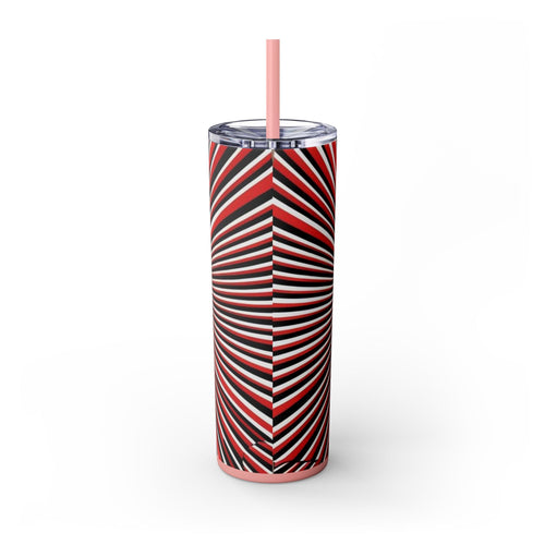 Skinny Tumbler with Straw – 20 oz Stainless Steel Cup