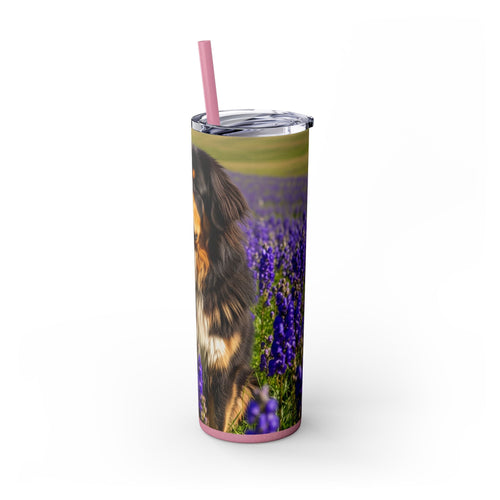 Skinny Tumbler with Straw – 20 oz Stainless Steel Cup
