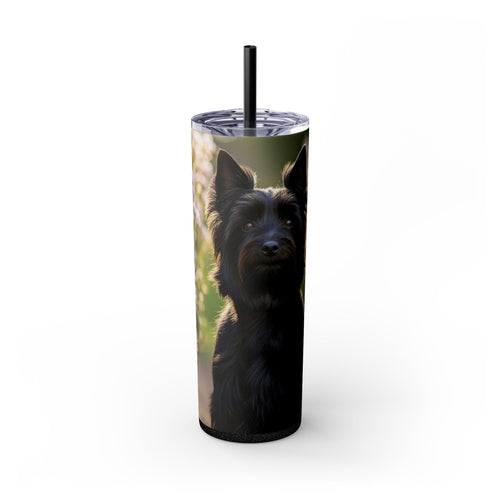 Skinny Tumbler with Straw – 20 oz Stainless Steel Cup