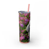 Skinny Tumbler with Straw – 20 oz Stainless Steel Cup
