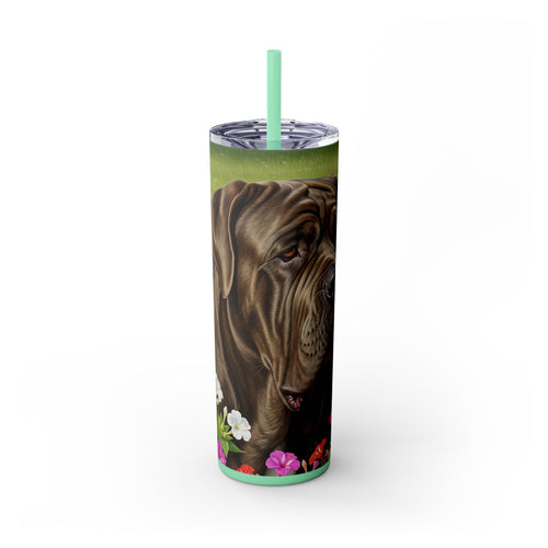 Skinny Tumbler with Straw – 20 oz Stainless Steel Cup