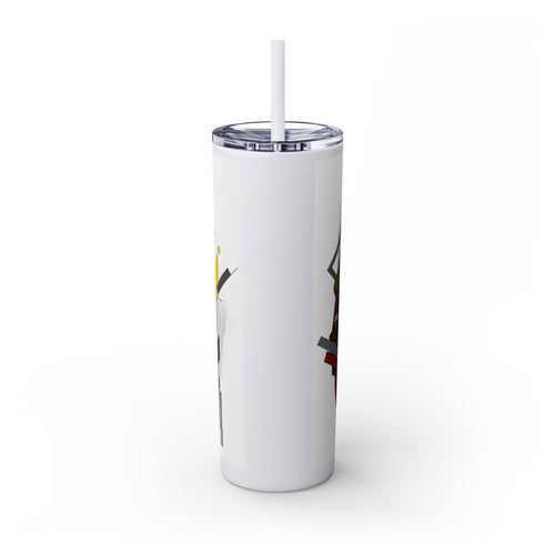 Skinny Tumbler with Straw – 20 oz Stainless Steel Cup