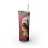 Skinny Tumbler with Straw – 20 oz Stainless Steel Cup