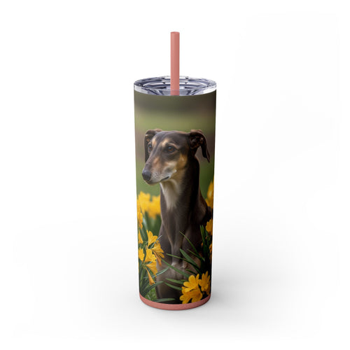 Skinny Tumbler with Straw – 20 oz Stainless Steel Cup