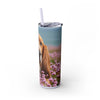 Skinny Tumbler with Straw – 20 oz Stainless Steel Cup