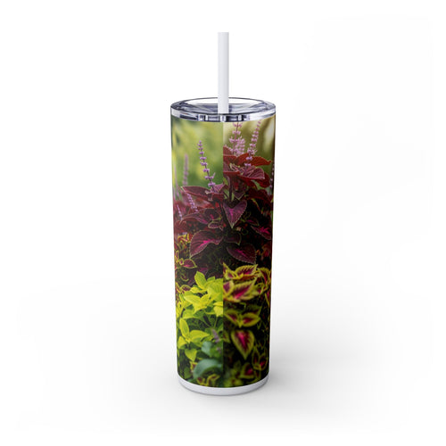 Skinny Tumbler with Straw – 20 oz Stainless Steel Cup
