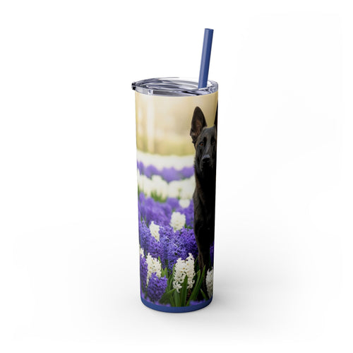 Skinny Tumbler with Straw – 20 oz Stainless Steel Cup