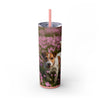 Skinny Tumbler with Straw – 20 oz Stainless Steel Cup