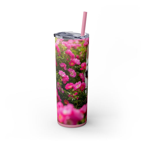 Skinny Tumbler with Straw – 20 oz Stainless Steel Cup