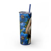 Skinny Tumbler with Straw – 20 oz Stainless Steel Cup