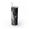 Skinny Tumbler with Straw – 20 oz Stainless Steel Cup