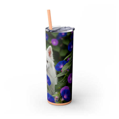 Skinny Tumbler with Straw – 20 oz Stainless Steel Cup