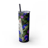 Skinny Tumbler with Straw – 20 oz Stainless Steel Cup