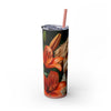 Skinny Tumbler with Straw – 20 oz Stainless Steel Cup