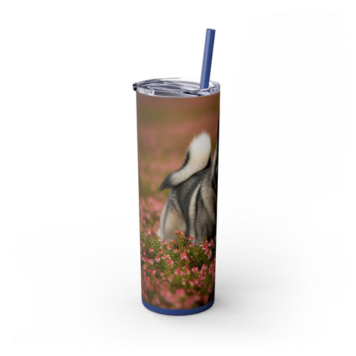 Skinny Tumbler with Straw – 20 oz Stainless Steel Cup