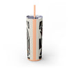 Skinny Tumbler with Straw – 20 oz Stainless Steel Cup