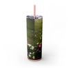 Skinny Tumbler with Straw – 20 oz Stainless Steel Cup