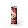 Skinny Tumbler with Straw – 20 oz Stainless Steel Cup