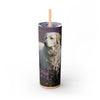 Skinny Tumbler with Straw – 20 oz Stainless Steel Cup