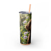Skinny Tumbler with Straw – 20 oz Stainless Steel Cup