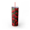 Skinny Tumbler with Straw – 20 oz Stainless Steel Cup