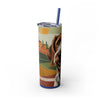 Skinny Tumbler with Straw – 20 oz Stainless Steel Cup