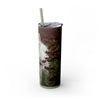 Skinny Tumbler with Straw – 20 oz Stainless Steel Cup