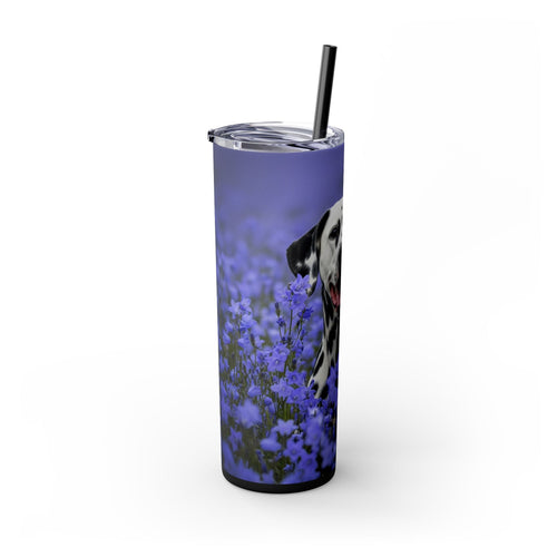 Skinny Tumbler with Straw – 20 oz Stainless Steel Cup