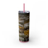 Skinny Tumbler with Straw – 20 oz Stainless Steel Cup