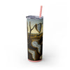 Skinny Tumbler with Straw – 20 oz Stainless Steel Cup