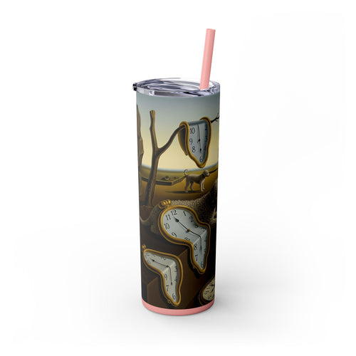 Skinny Tumbler with Straw – 20 oz Stainless Steel Cup