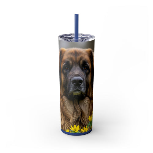 Skinny Tumbler with Straw – 20 oz Stainless Steel Cup