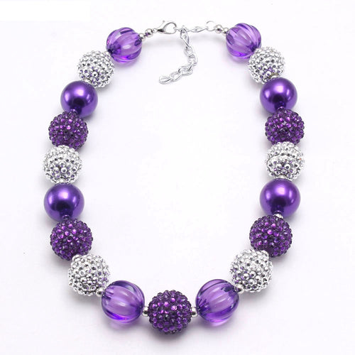 Sparkle Acrylic Beaded Dog Necklace (3colors)
