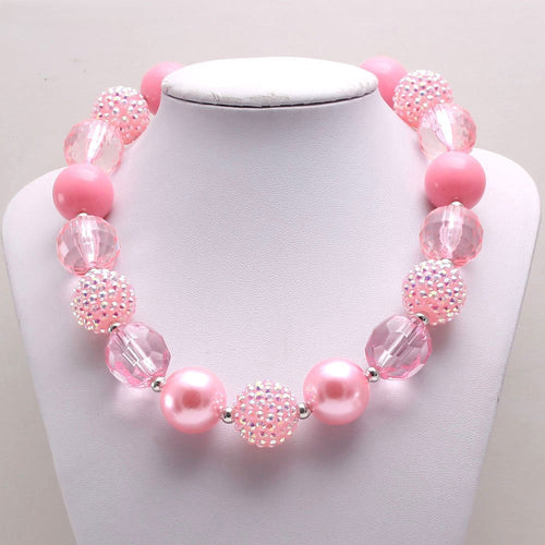 Sparkle Acrylic Beaded Dog Necklace (3colors)