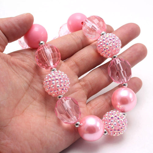 Sparkle Acrylic Beaded Dog Necklace (3colors)
