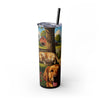 Skinny Tumbler with Straw – 20 oz Stainless Steel Cup