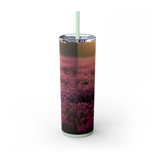 Skinny Tumbler with Straw – 20 oz Stainless Steel Cup