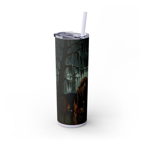 Skinny Tumbler with Straw – 20 oz Stainless Steel Cup