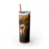 Skinny Tumbler with Straw – 20 oz Stainless Steel Cup