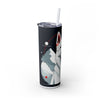 Skinny Tumbler with Straw – 20 oz Stainless Steel Cup