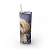 Skinny Tumbler with Straw – 20 oz Stainless Steel Cup