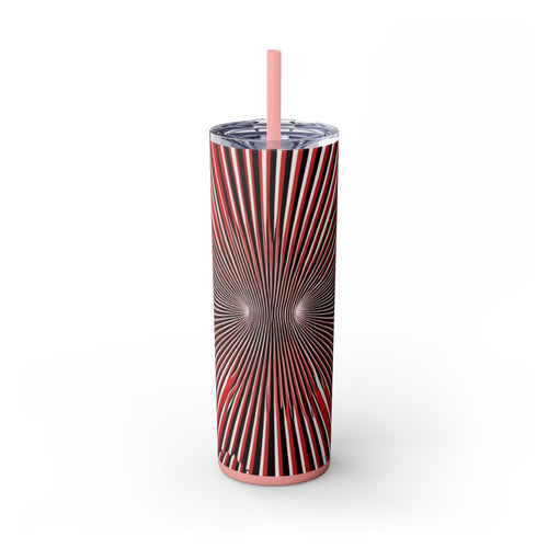 Skinny Tumbler with Straw – 20 oz Stainless Steel Cup