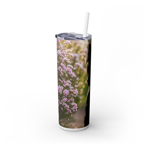 Skinny Tumbler with Straw – 20 oz Stainless Steel Cup