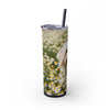 Skinny Tumbler with Straw – 20 oz Stainless Steel Cup