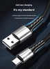 Android TYPE-C Super Fast Charge 5A Nylon Braided Mobile Phone Charging Cable