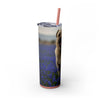 Skinny Tumbler with Straw – 20 oz Stainless Steel Cup
