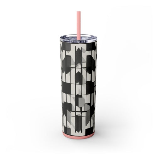 Skinny Tumbler with Straw – 20 oz Stainless Steel Cup